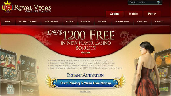 Lentävä lähtö pelaamiseen Royal Vegas casinolta
